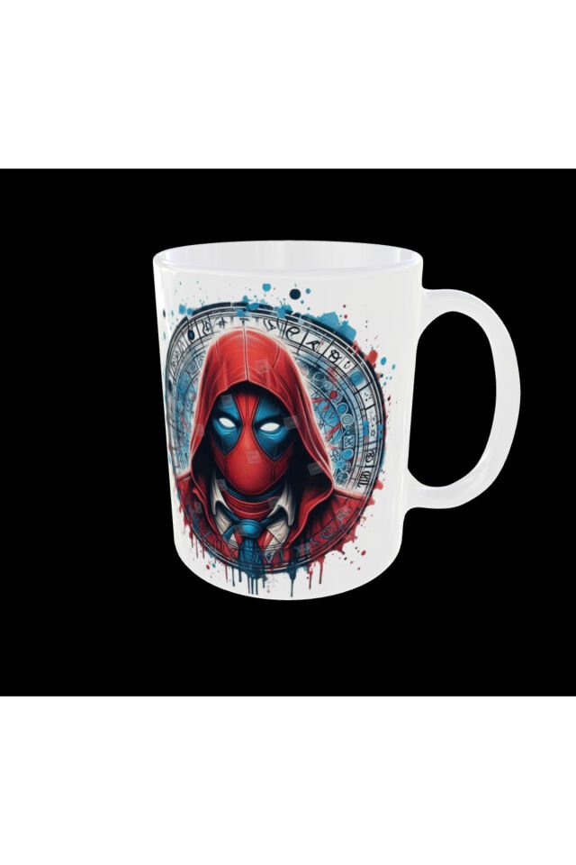 DEADPOOL FİGÜRLÜ MARVEL SÜPER KAHRAMAN TEMALI TASARIM KUPA