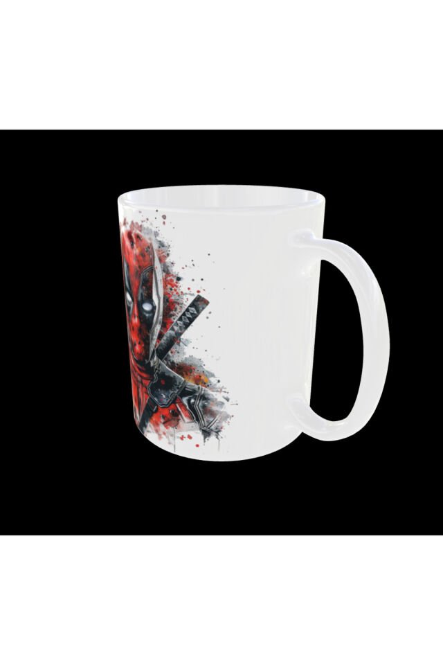 DEADPOOL FİGÜRLÜ MARVEL SÜPER KAHRAMAN TEMALI TASARIM KUPA