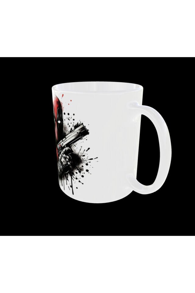 DEADPOOL FİGÜRLÜ MARVEL SÜPER KAHRAMAN TEMALI TASARIM KUPA