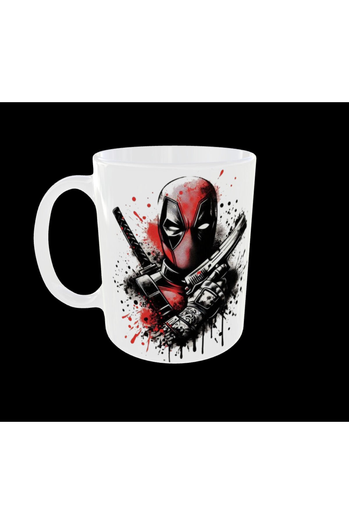 DEADPOOL FİGÜRLÜ MARVEL SÜPER KAHRAMAN TEMALI TASARIM KUPA