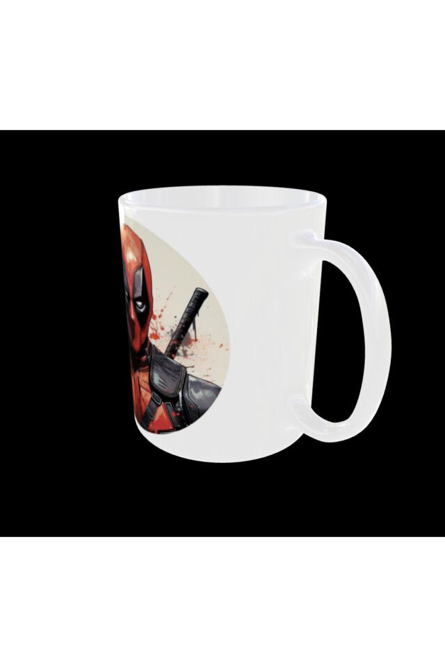 DEADPOOL FİGÜRLÜ MARVEL SÜPER KAHRAMAN TASARIM KUPA