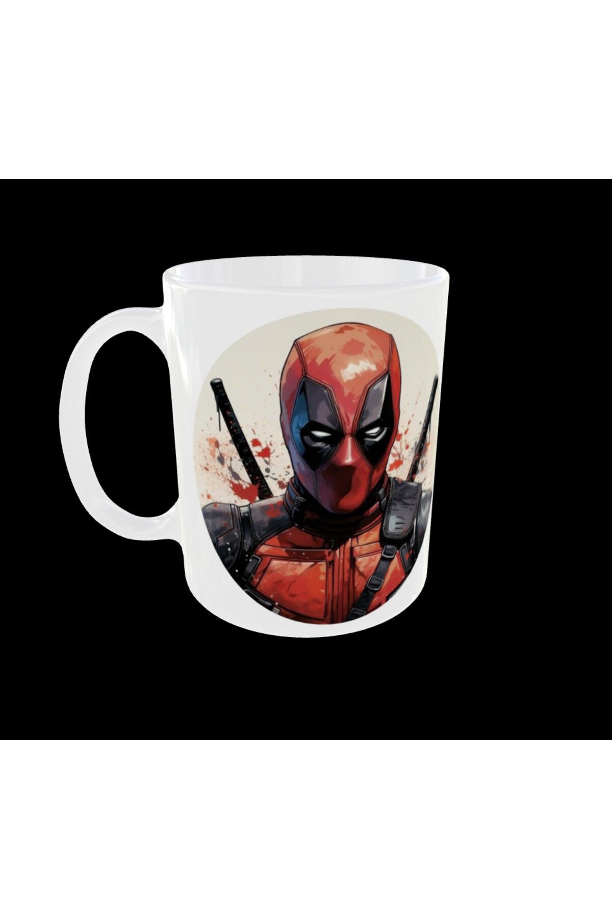 DEADPOOL FİGÜRLÜ MARVEL SÜPER KAHRAMAN TASARIM KUPA