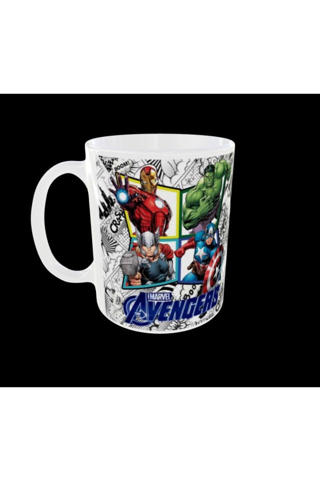 AVENGERS TEMALI MARVEL SÜPER KAHRAMANLAR TASARIM KUPA