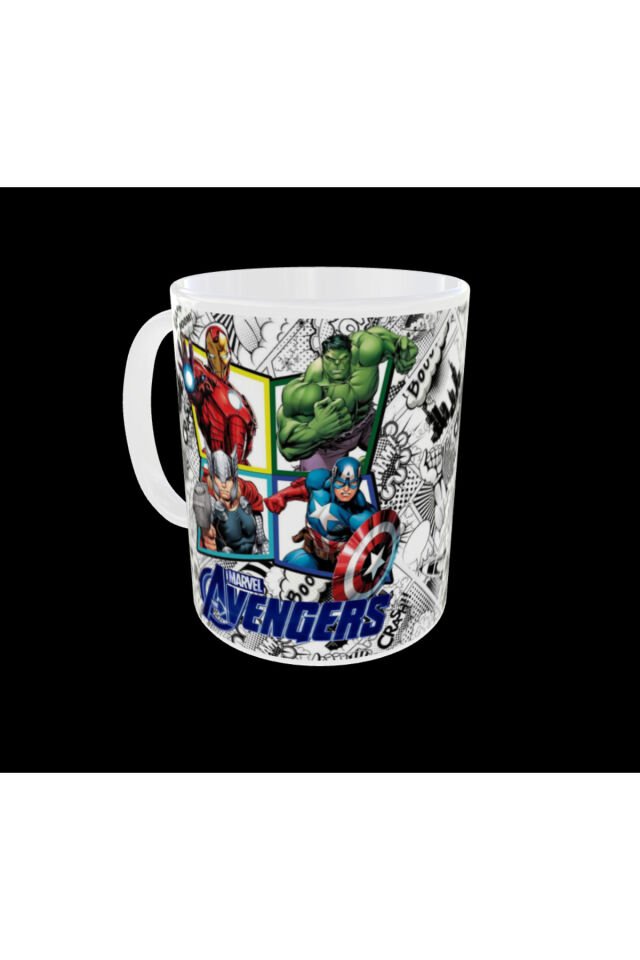 AVENGERS TEMALI MARVEL SÜPER KAHRAMANLAR TASARIM KUPA
