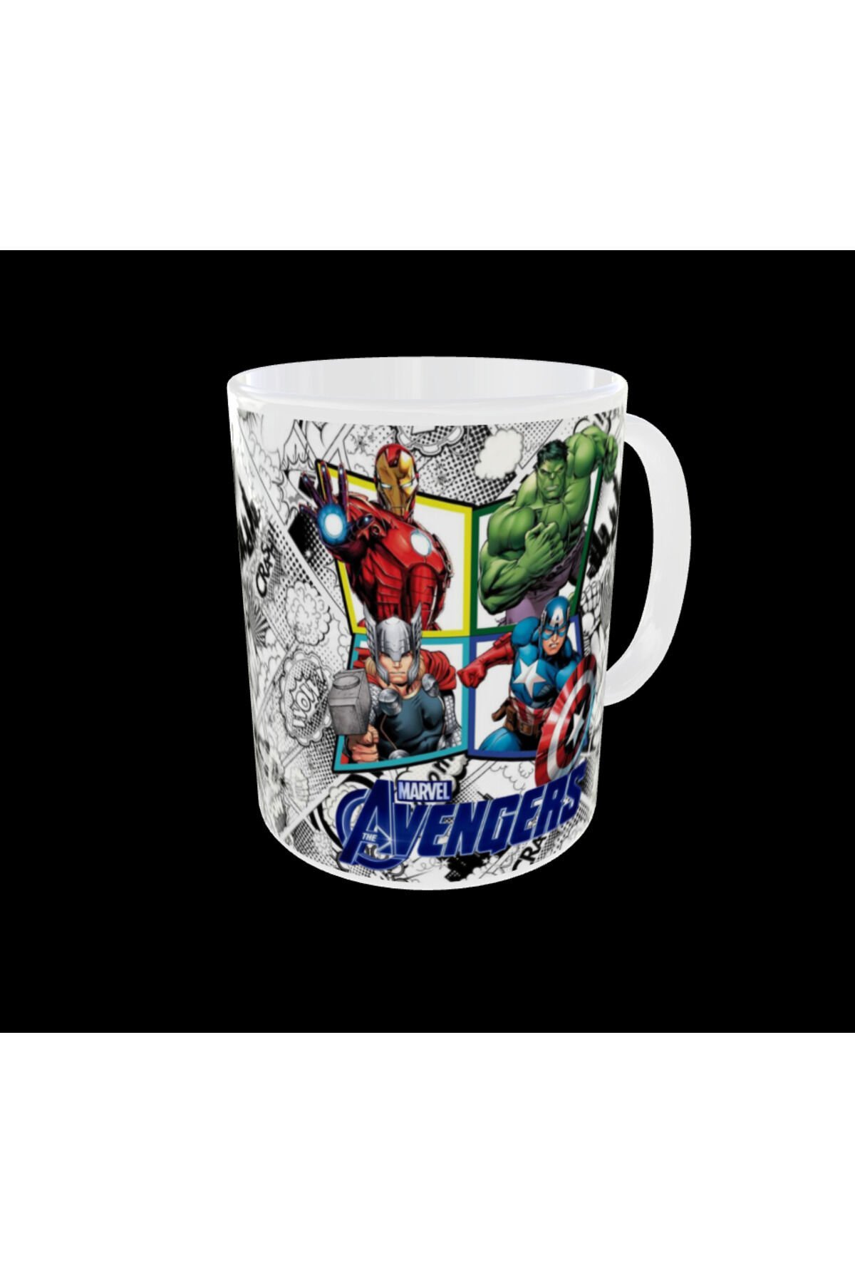 AVENGERS TEMALI MARVEL SÜPER KAHRAMANLAR TASARIM KUPA