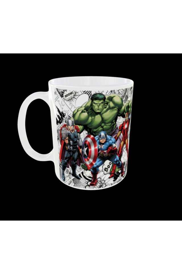 AVENGERS TEMALI MARVEL SÜPER KAHRAMANLAR TASARIM KUPA