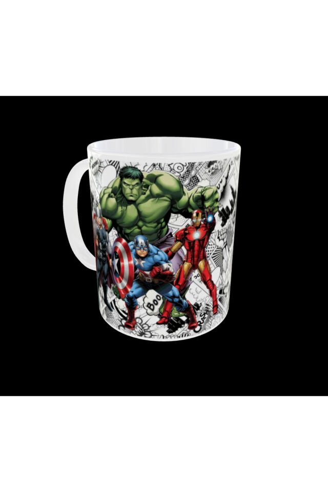 AVENGERS TEMALI MARVEL SÜPER KAHRAMANLAR TASARIM KUPA