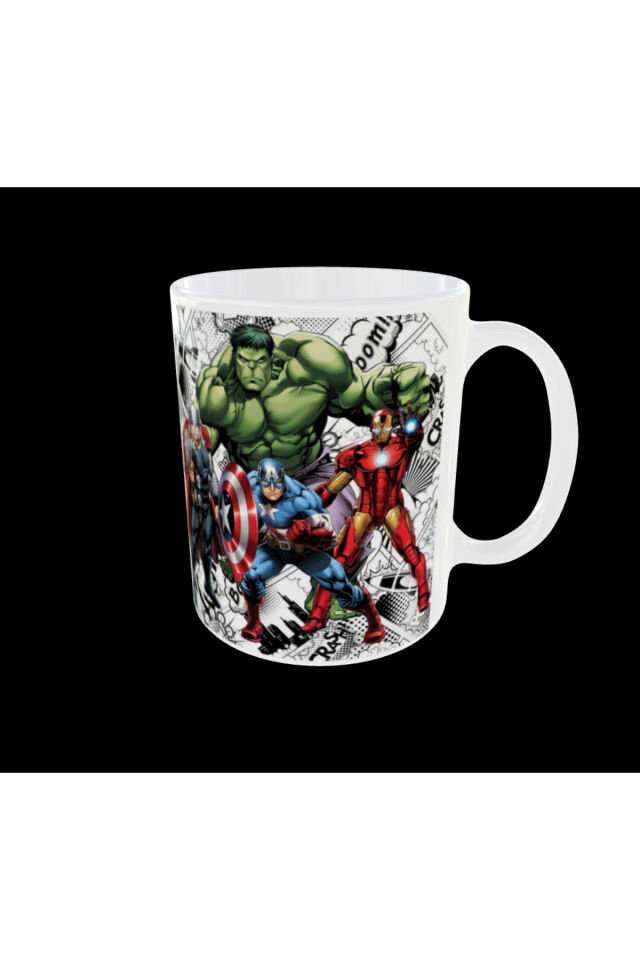 AVENGERS TEMALI MARVEL SÜPER KAHRAMANLAR TASARIM KUPA