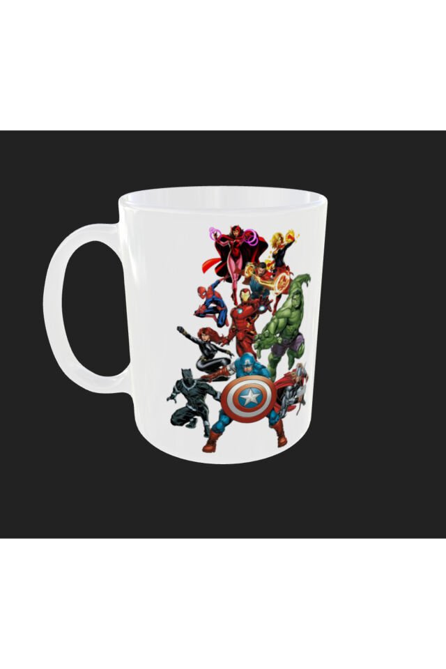 AVENGERS TEMALI TASARIM KUPA