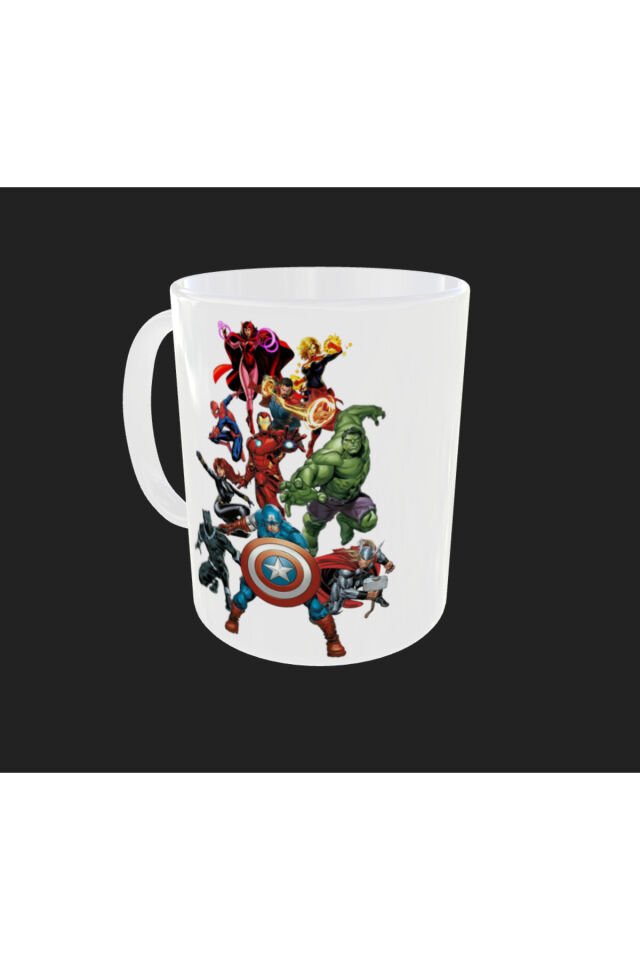 AVENGERS TEMALI TASARIM KUPA