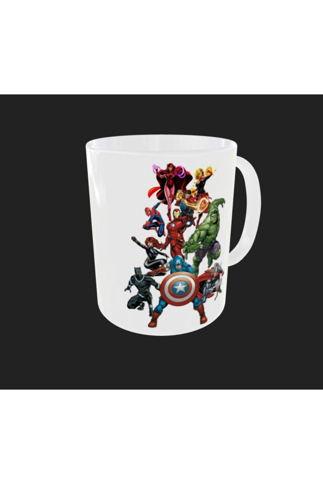 AVENGERS TEMALI TASARIM KUPA