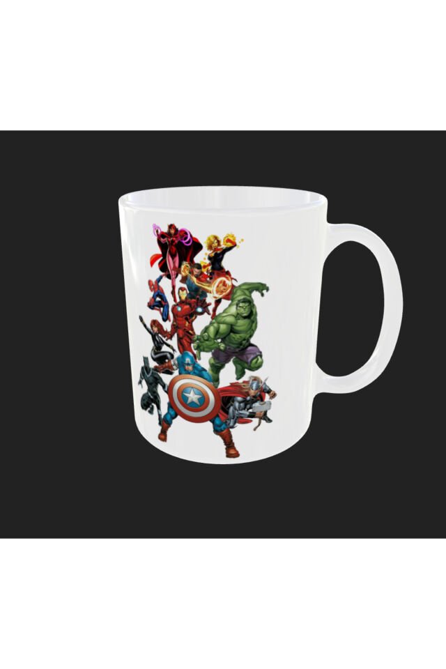 AVENGERS TEMALI TASARIM KUPA