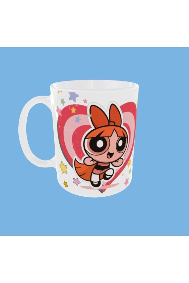 POWERPUFF GIRLS TEMALI BLOSSOM FİGÜRLÜ TASARIM ARKADAŞ KUPA