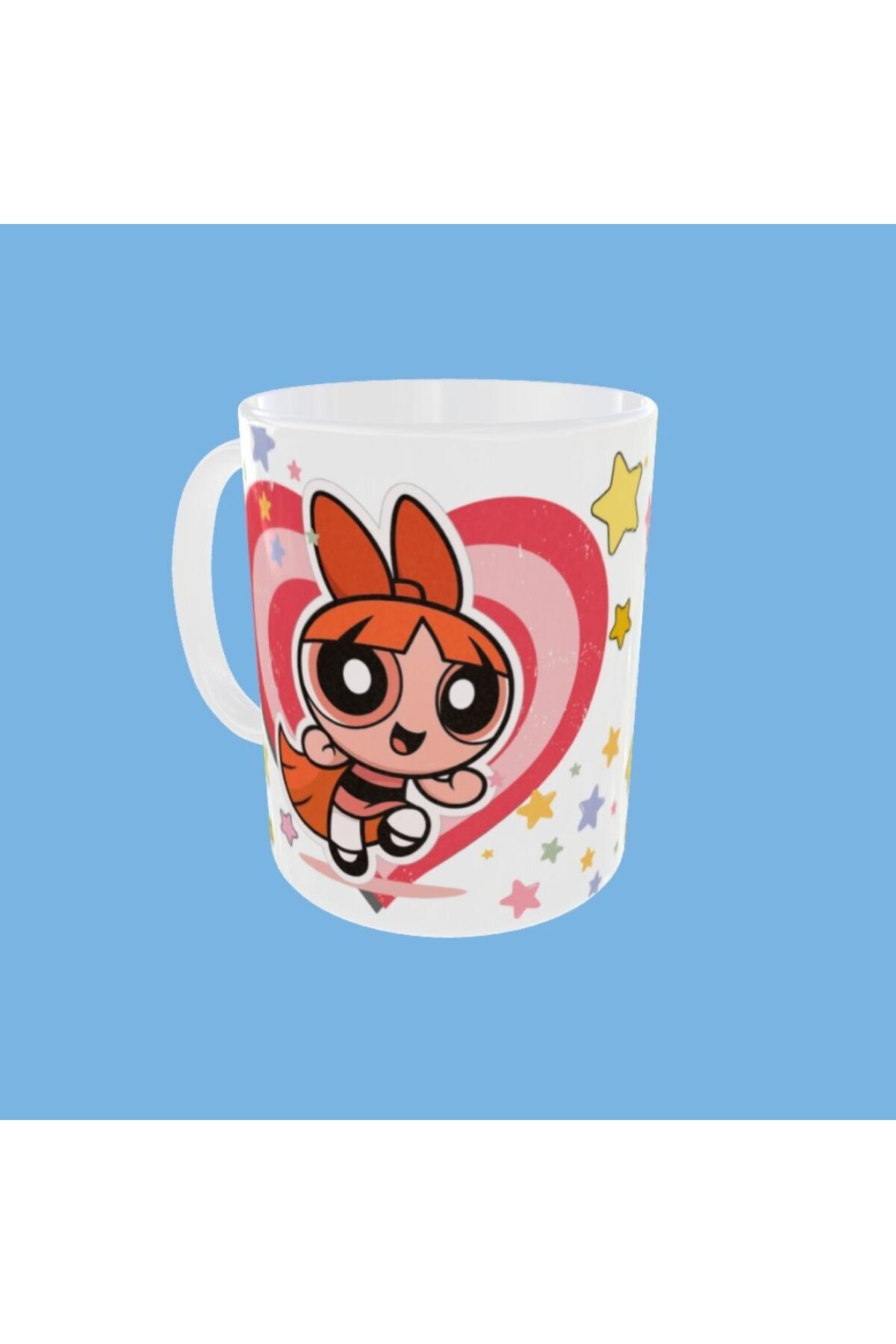 POWERPUFF GIRLS TEMALI BLOSSOM FİGÜRLÜ TASARIM ARKADAŞ KUPA