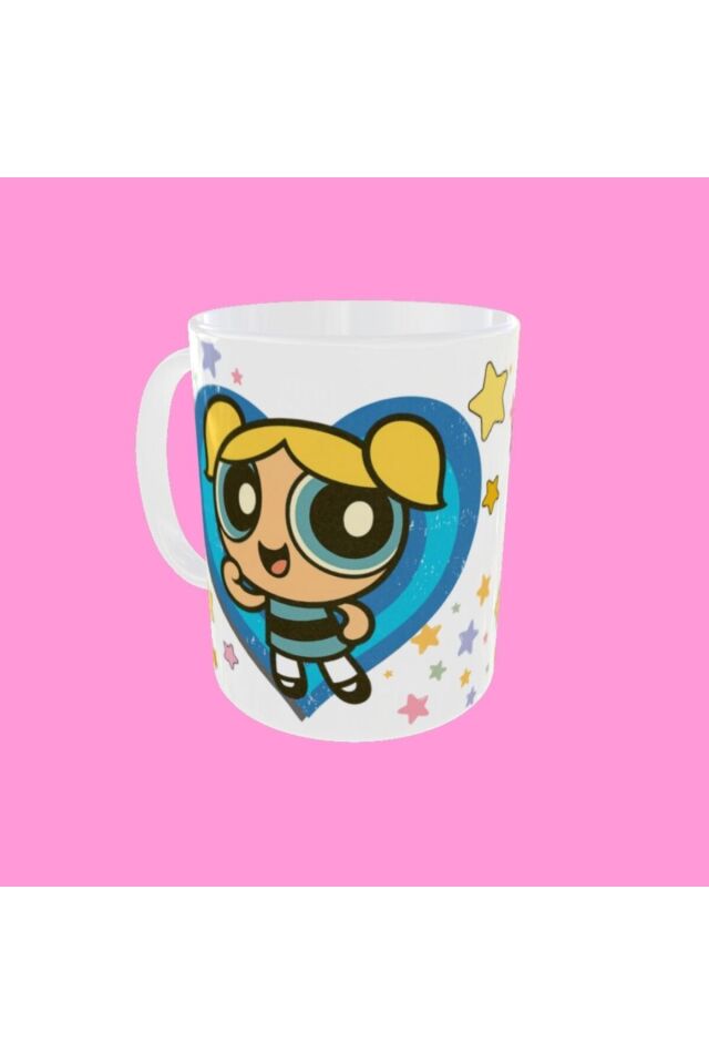 POWERPUFF GIRLS TEMALI 3'LÜ SET TASARIM ARKADAŞ KUPA