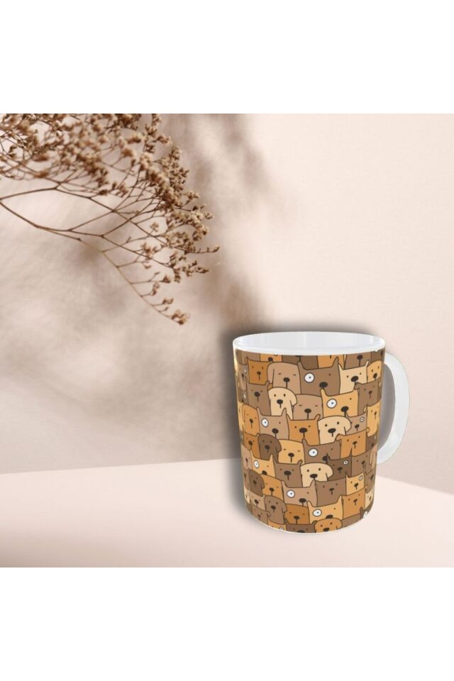 ŞİRİN AYICIK DESENLİ TASARIM KUPA