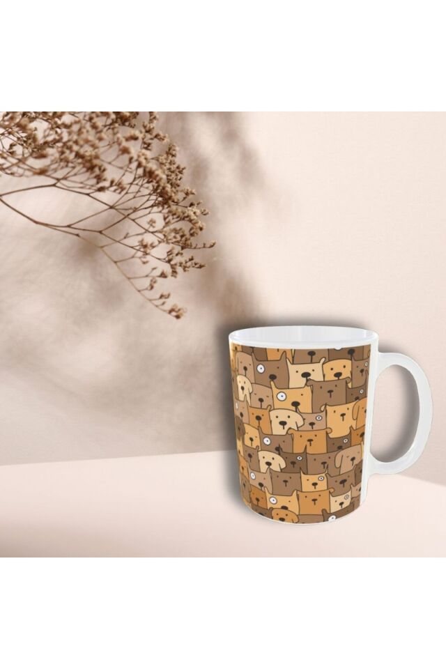 ŞİRİN AYICIK DESENLİ TASARIM KUPA