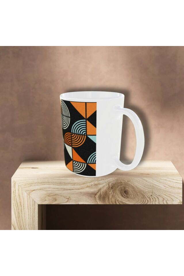 MODERN BAUHAUS DESENLİ TASARIM KUPA