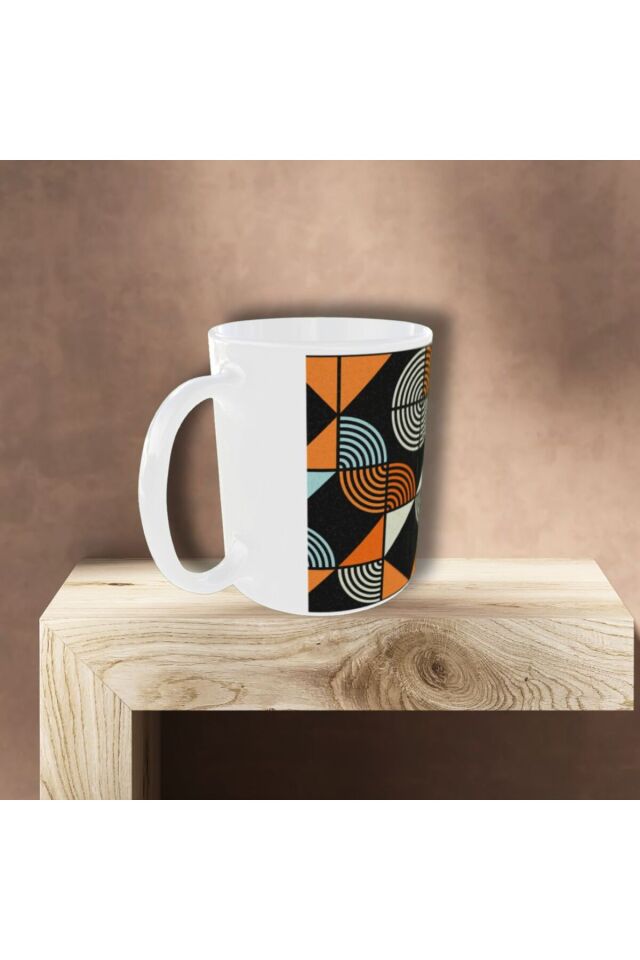 MODERN BAUHAUS DESENLİ TASARIM KUPA