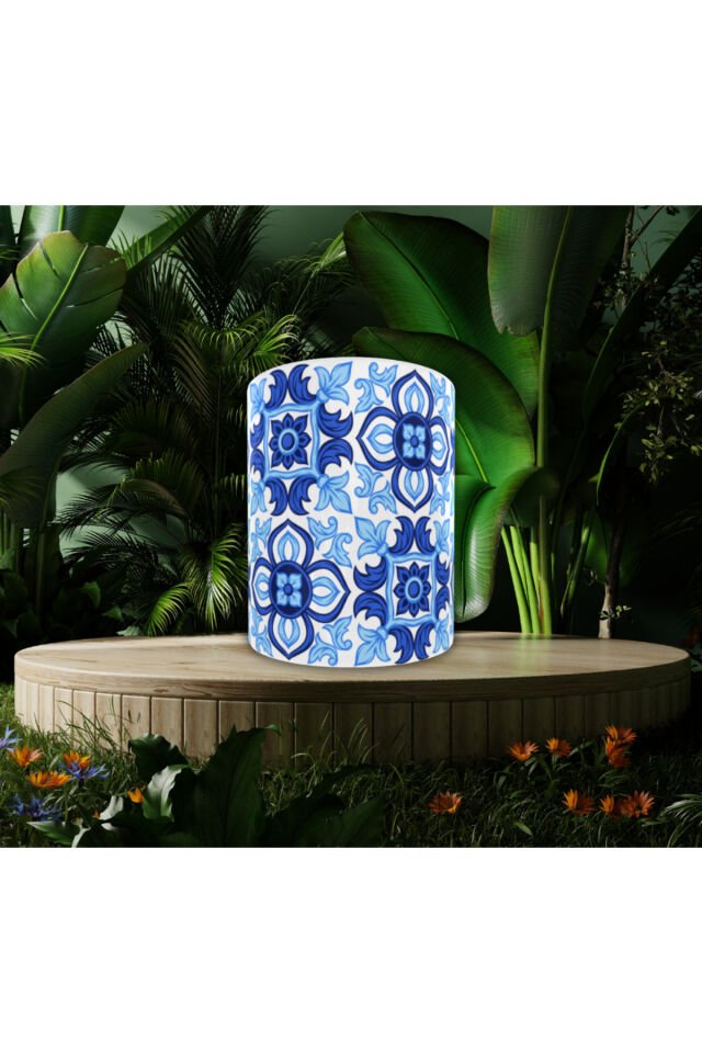 ETNİK ÇİNİ DESENLİ TASARIM KUPA