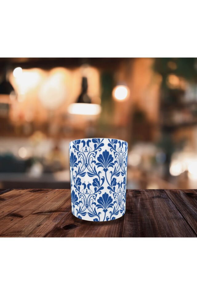 ETNİK ÇİNİ DESENLİ TASARIM KUPA