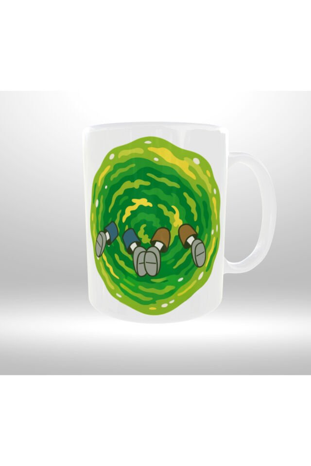 RICK AND MORTY TEMALI PORTAL GEÇİŞİ TASARIM KUPA