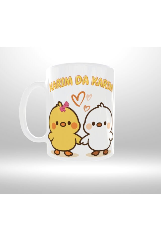 ''KARIM DA KARIM'' YAZILI TASARIM KUPA