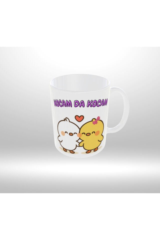 KOCAM DA KOCAM YAZILI TASARIM KUPA