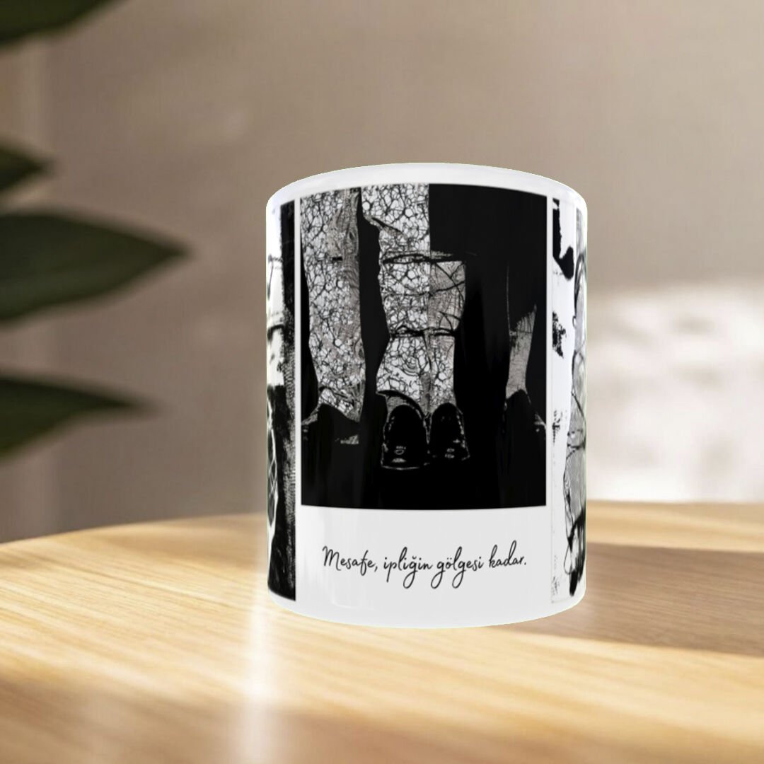 Mesafe – Sevgililer Günü Özel Anlamlı Sözlü Tasarım Kupa