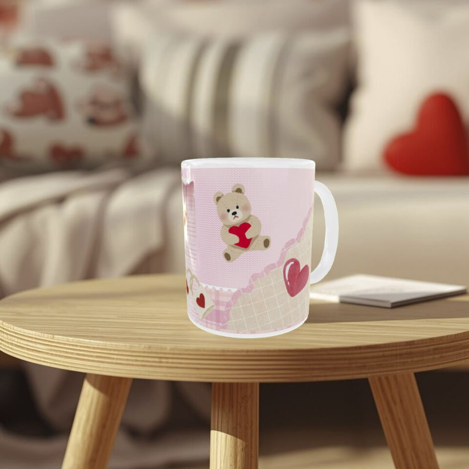 Vintage Tasarım Aşk İksiri  Temalı Sevgiliye Hediye Kupa Bardak